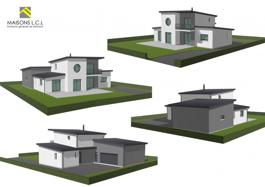 Maison moderne 3D